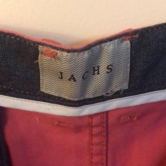 Jachs Mens Casual Cotton Shorts Size 38 With Button & Zip Closure - Picture 4 of 8